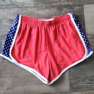 KRASS & CO. Star Spangled Shorts Patriot Red